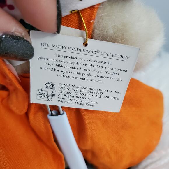 Vintage Muffy VanderBear Hoppy VanderHare Check Mates Stuffed Toy - Picture 9 of 11